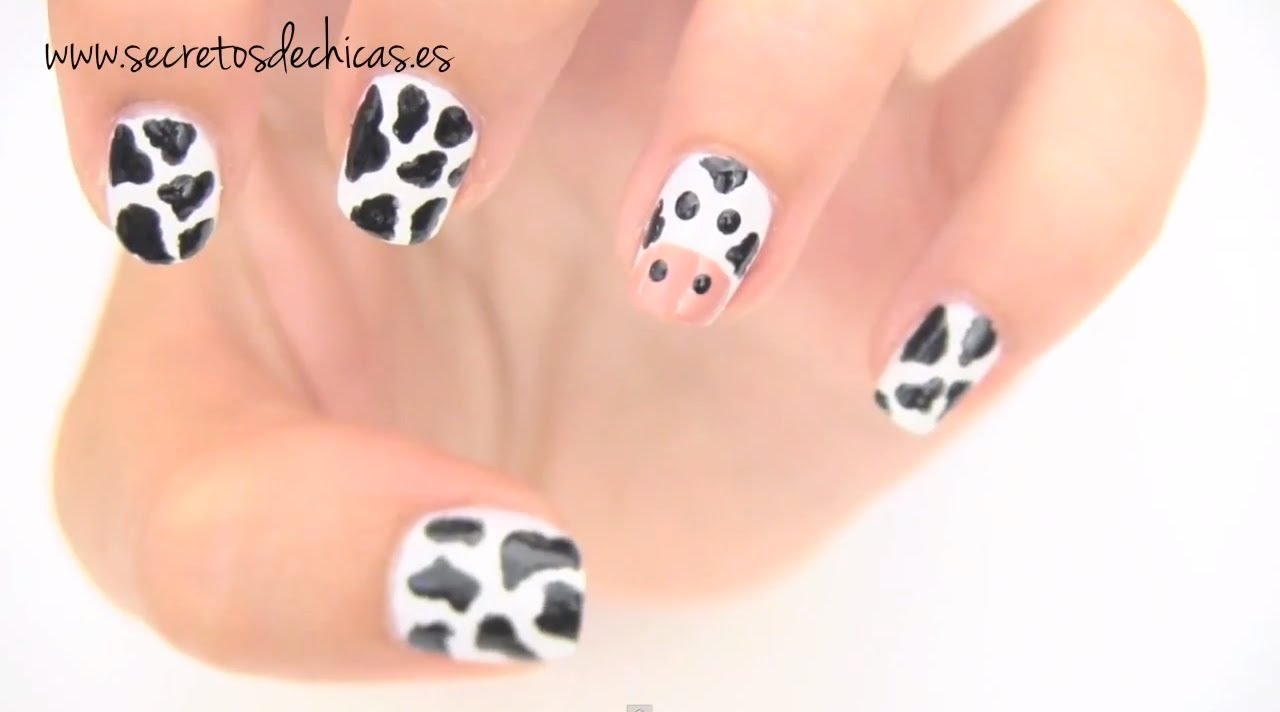 Uñas estilo vaca