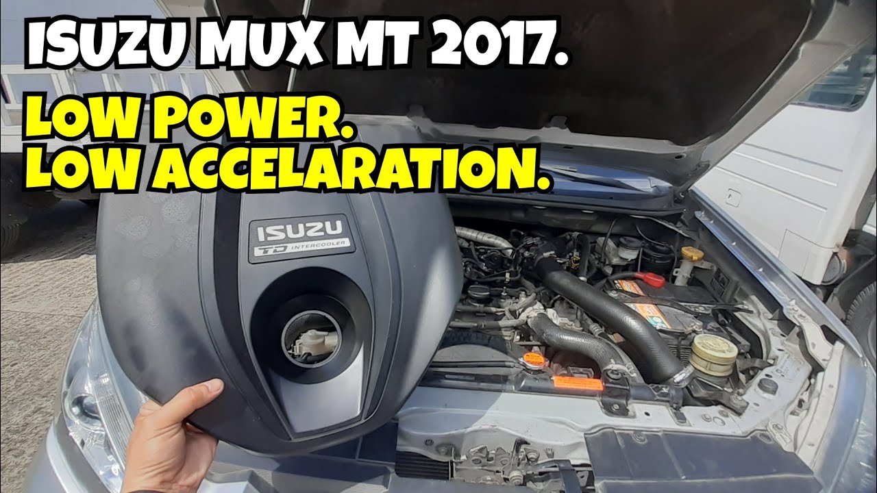 ISUZU MUX MT 2017 // LOW POWER // LOW ACCELARATION.