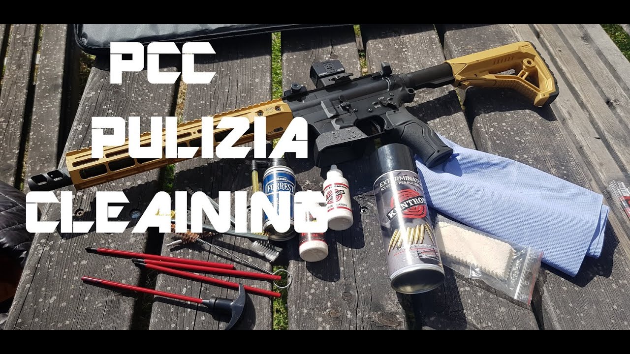 PCC 9MM PULIZIA - PISTOL CALIBER CARBINE 9 MM CLEANING