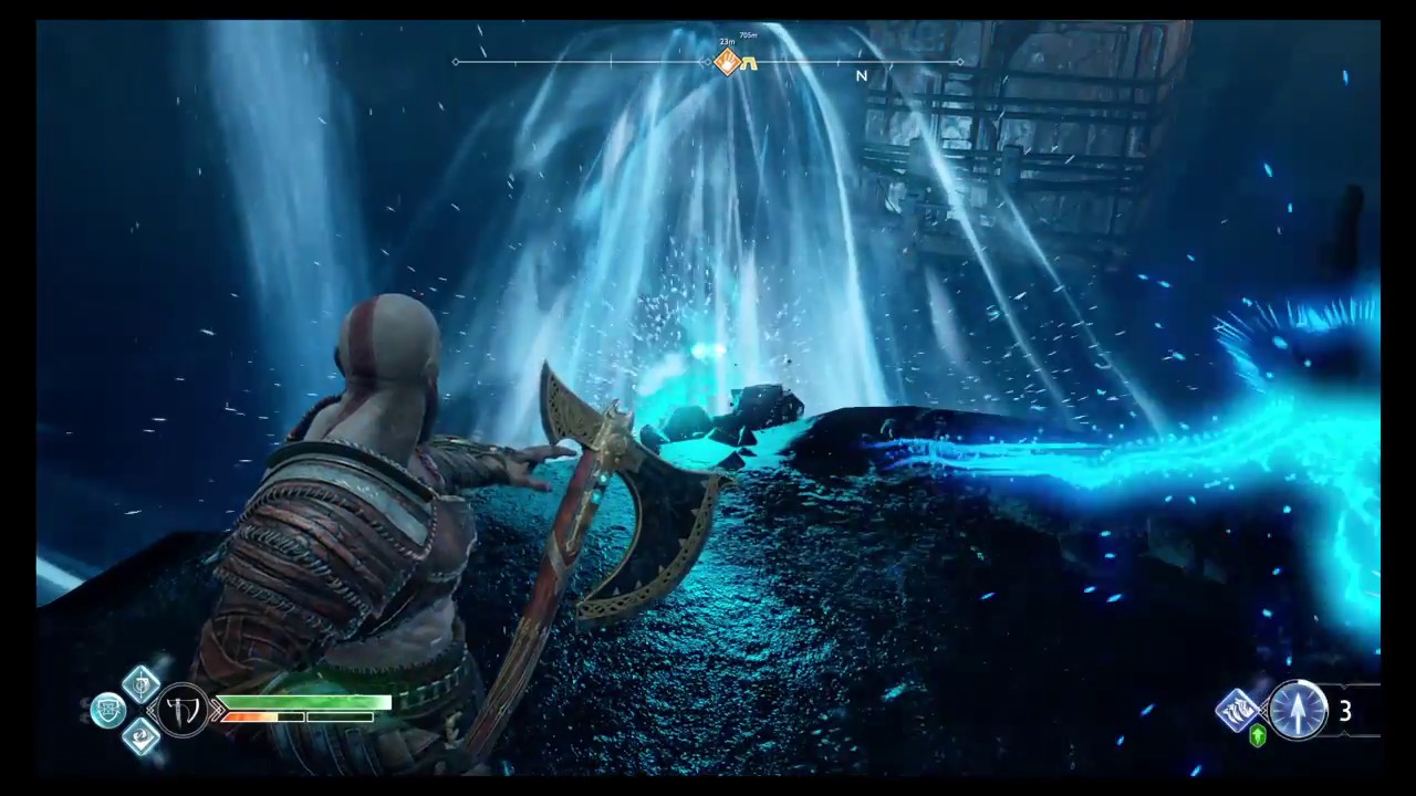 God of War #27 - A caverna da bruxa (Gameplay em português PT-BR no PS4 slim)