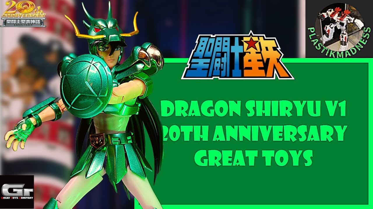 DRAGON SHIRYU V1 20TH ANNVERSARY - GREAT TOYS UNBOXING AND REVIEW #saintseiya #kotz #cdz