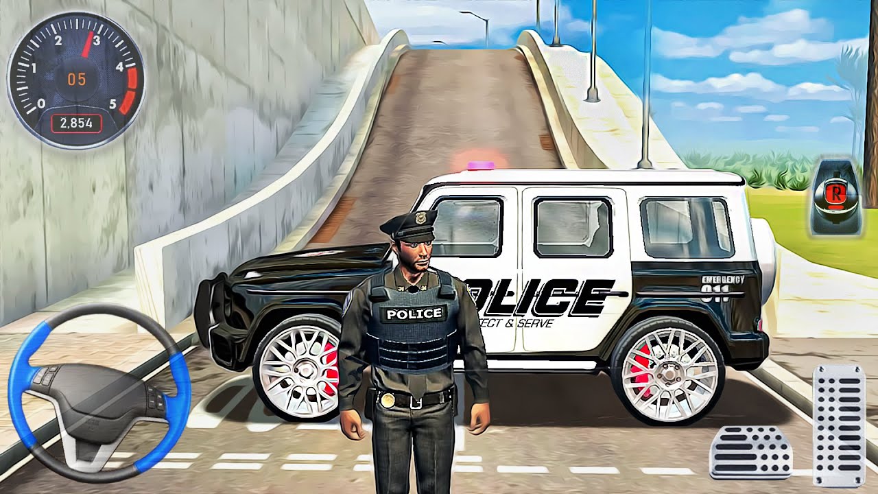 Police Sim 2022 Cop Simulator #14 - Mercedes AMG G63 G Class Drive - Android GamePlay