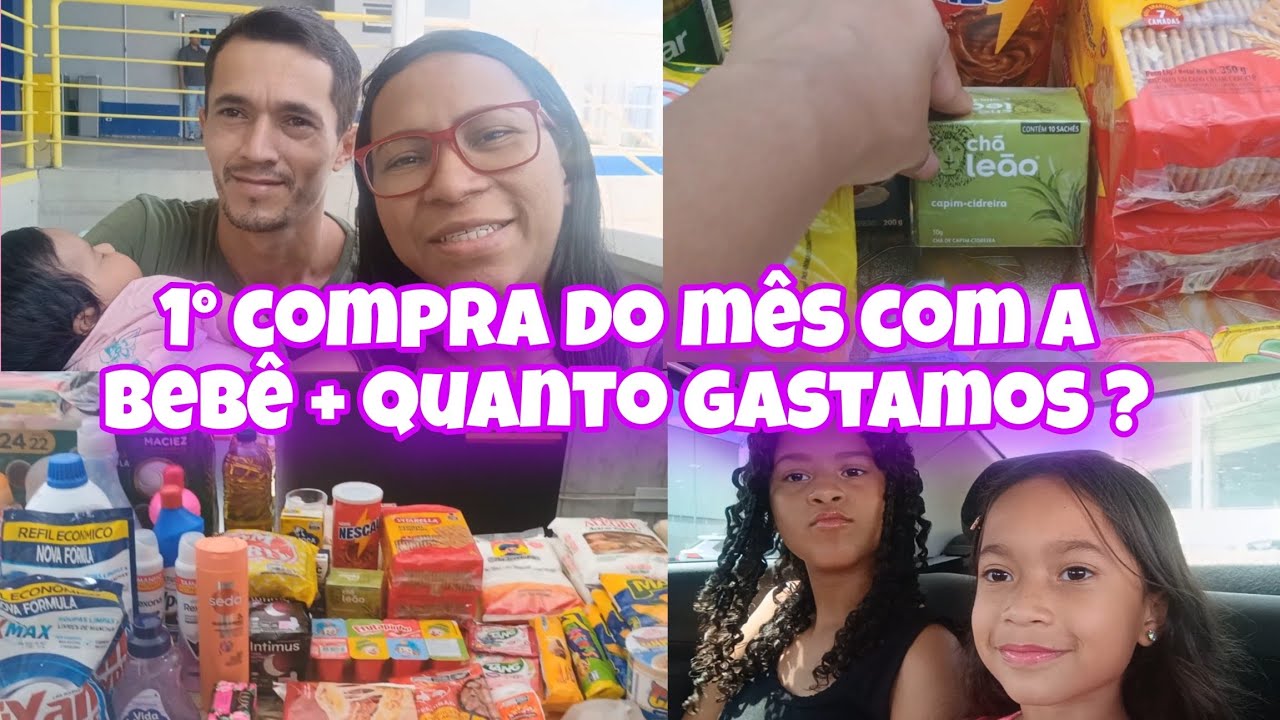 1° COMPRA DO MÊS COM A BEBÊ | QUANTO GASTAMOS ?