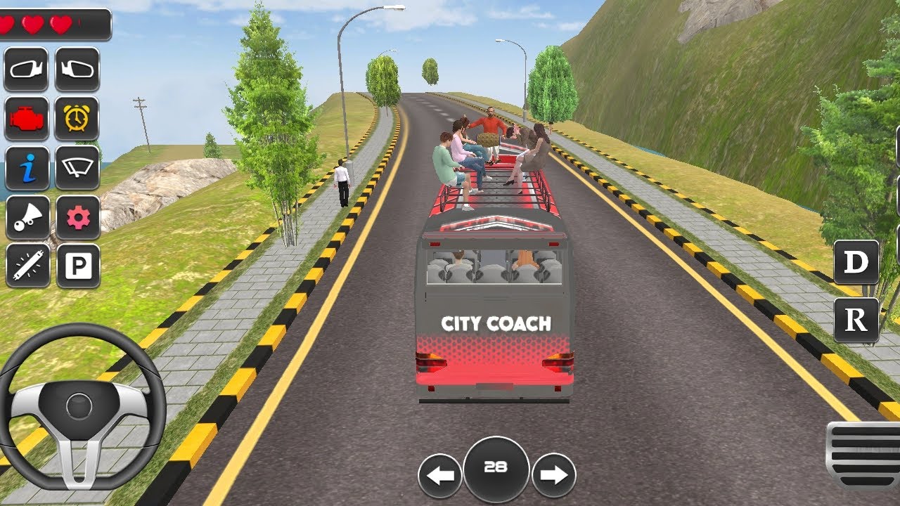 Euro Coach Bus Simulator Bus Games🎮🚌 //new bus game //mobaile gameplay ♥️ Viral video