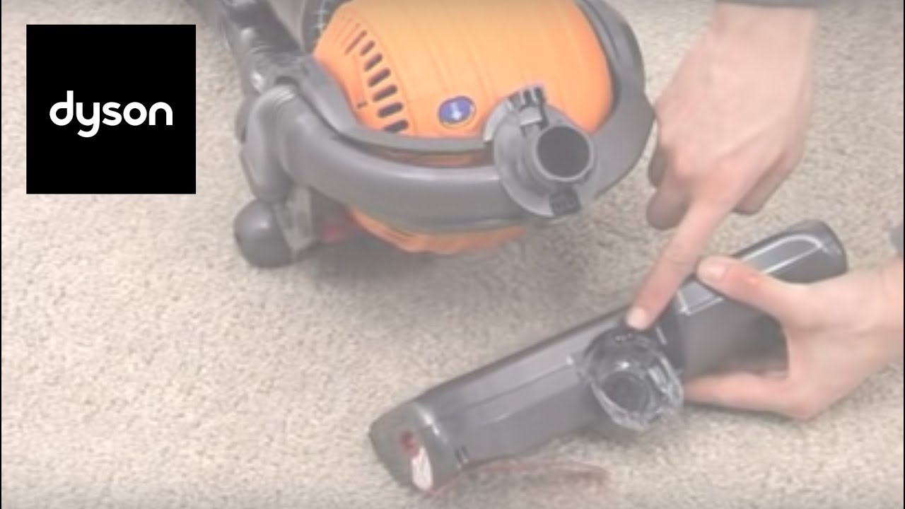 Как заменить насадку пылесоса Dyson DC24