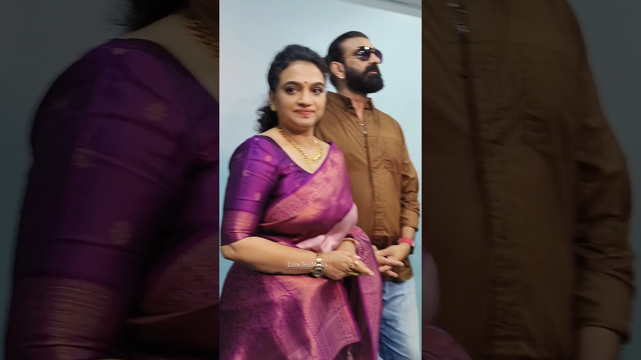 ഡ്രാക്കുള സുധീറും കൃഷ്ണ പ്രഭയും ഡേകെയർ ഉത്ഘാടനത്തിന്  #krishnaprabha #draculasudheer #shorts
