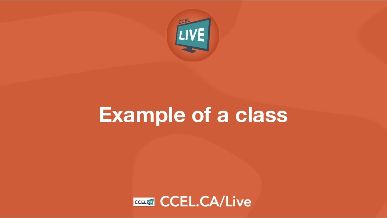 Example of a class