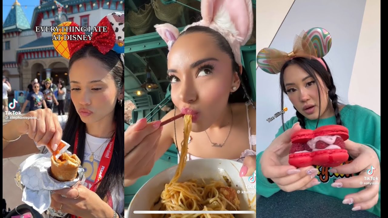 &lsquo;What I ate at Disney Land&rsquo; Tiktok mukbang compilation