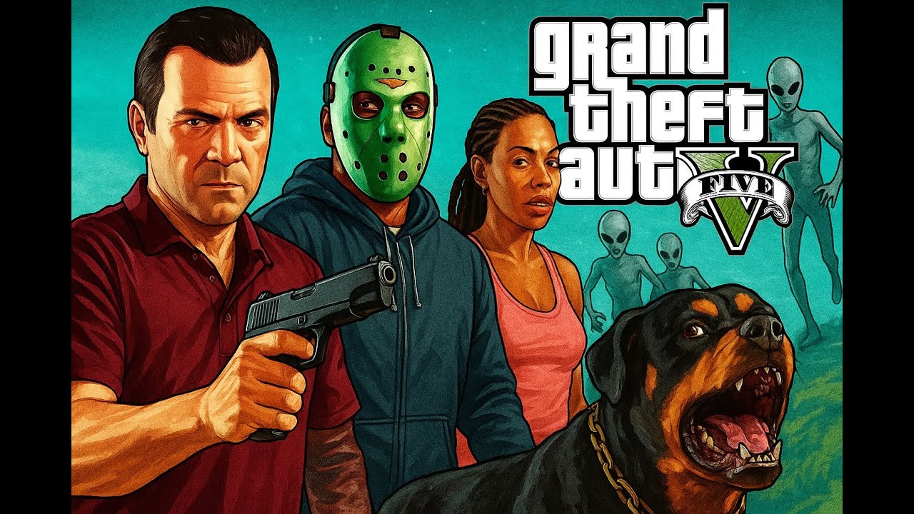 GTA 5 Gameplay Enhanced: Chop, Aliens