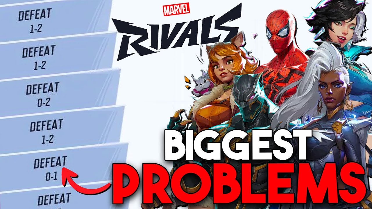 Самые большие проблемы в Marvel Rivals