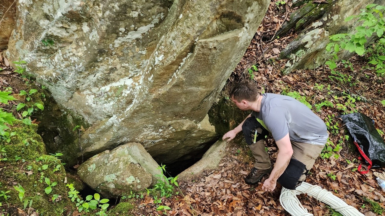 We Went Into This Hole To Escape A Hailstorm, And Found Something Huge