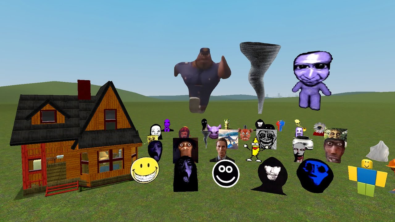 Слишком много Nextbot против House в Garry's Mod