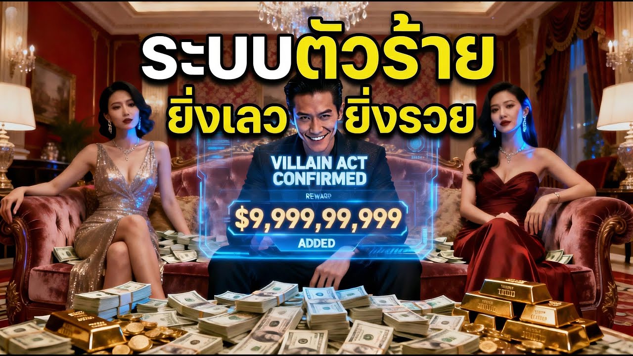 หนุ่มทะลุมิติได้ระบบตัวร้าย ยิ่งเลว ยิ่งรวย! จบภารกิจกลายเป็นเศรษฐี ได้วิวาห์กับ 2 สาวงาม
