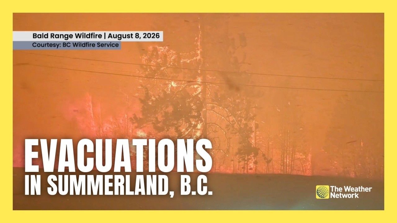 Entire town of Summerland, B.C, flees aggressive wildfire Friday evening | #wildfire
