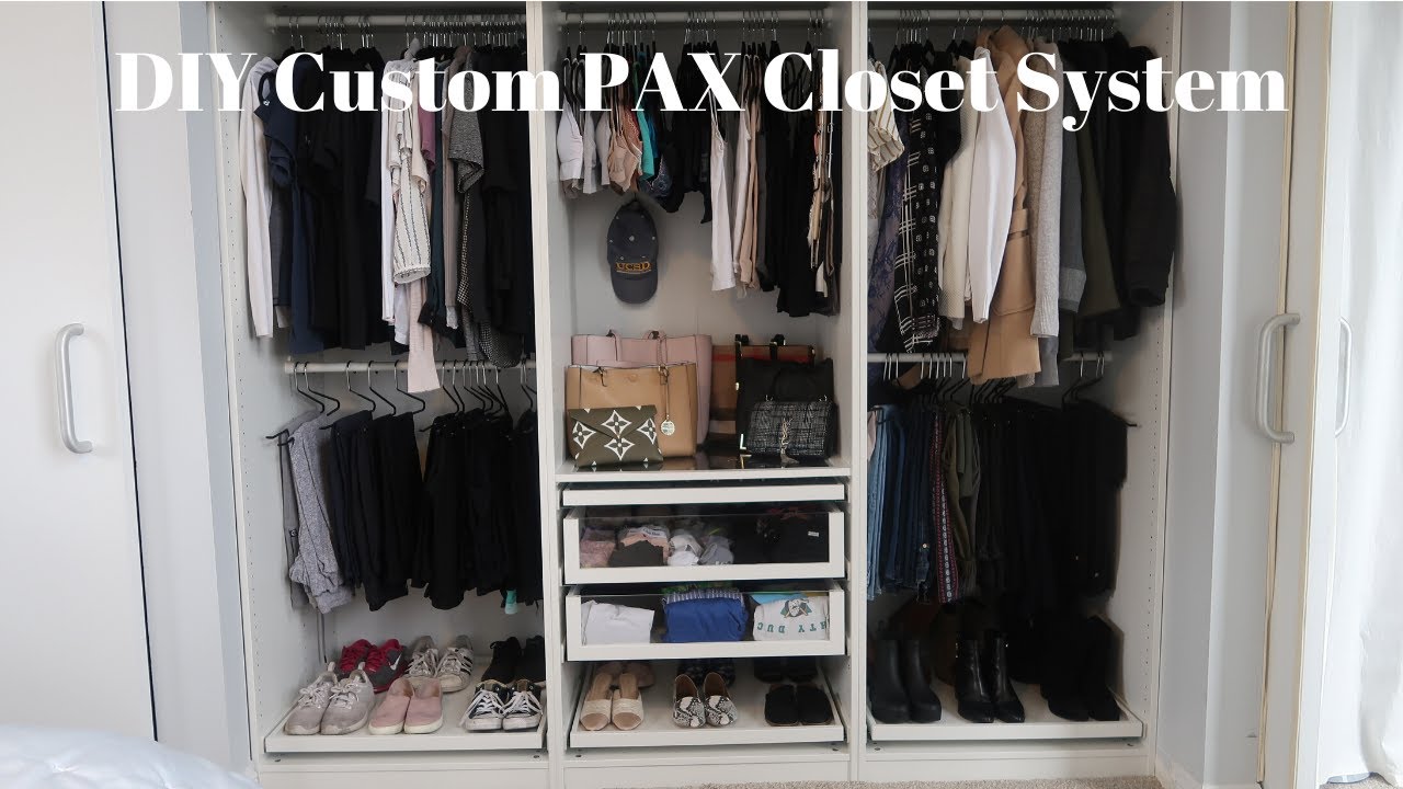DIY Custom Closet Makeover & Organization | Ikea PAX System