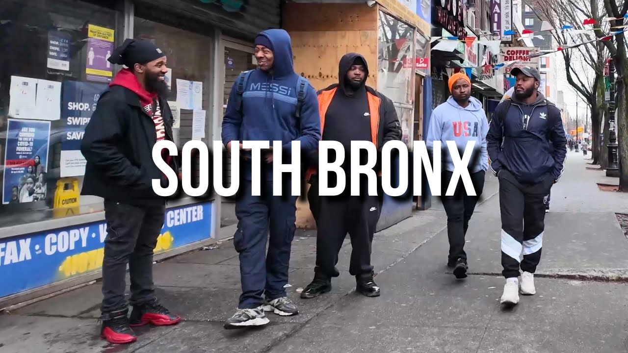 South Bronx NYC Walking Tour | Virtual 4K Street Sounds