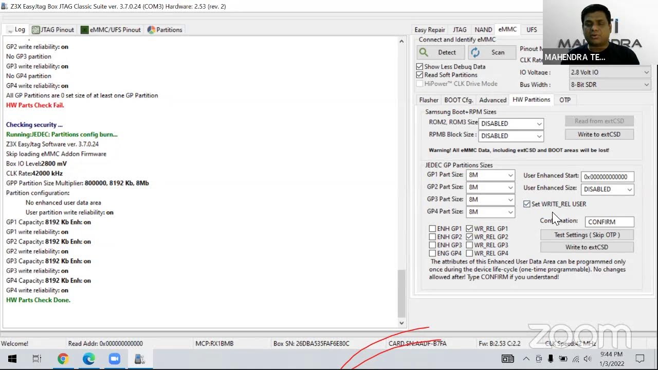 SCL and MLC Exceeded device lifetime !! eMMC Reprogramming Online Training !! +919822009128 !!