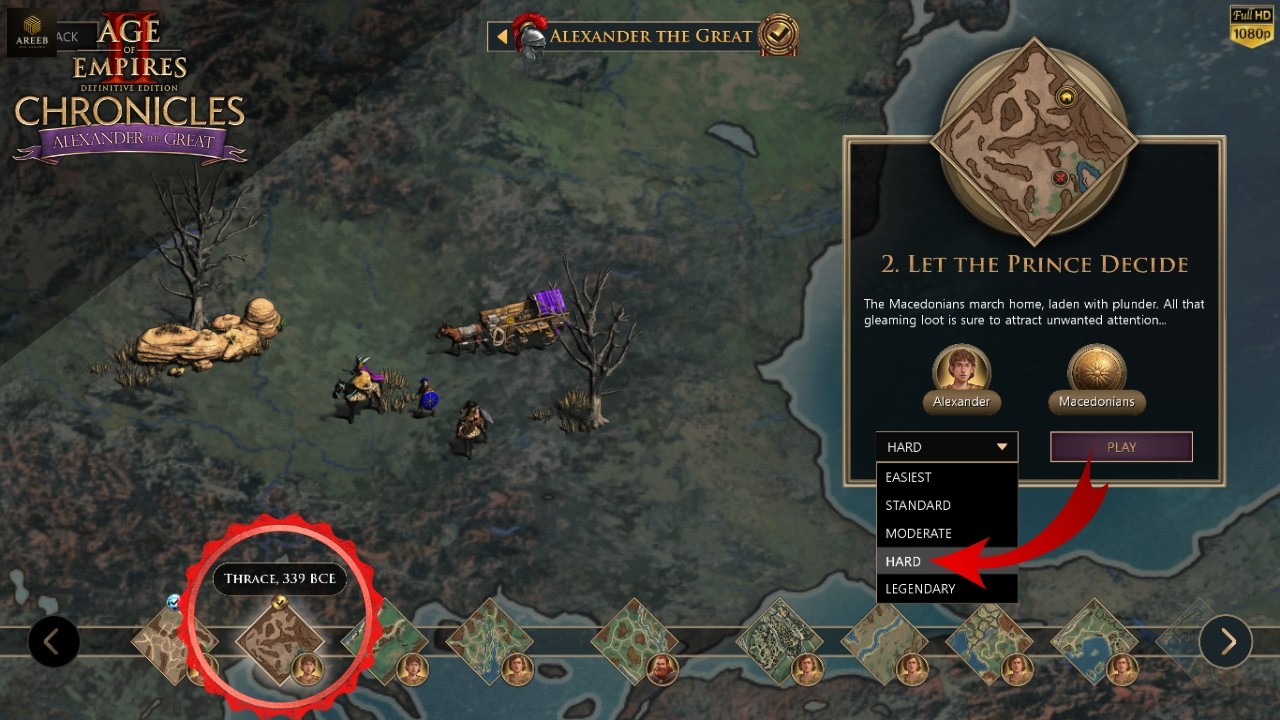 Age of Empires 2 – Alexander the Great Mission 2: Let the Prince Decide | Hard Walkthrough