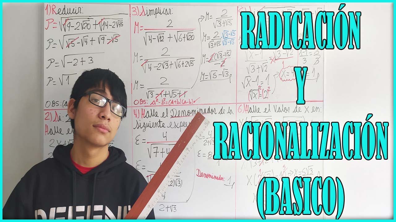 Radicación y Racionalización Parte 1 - Álgebra