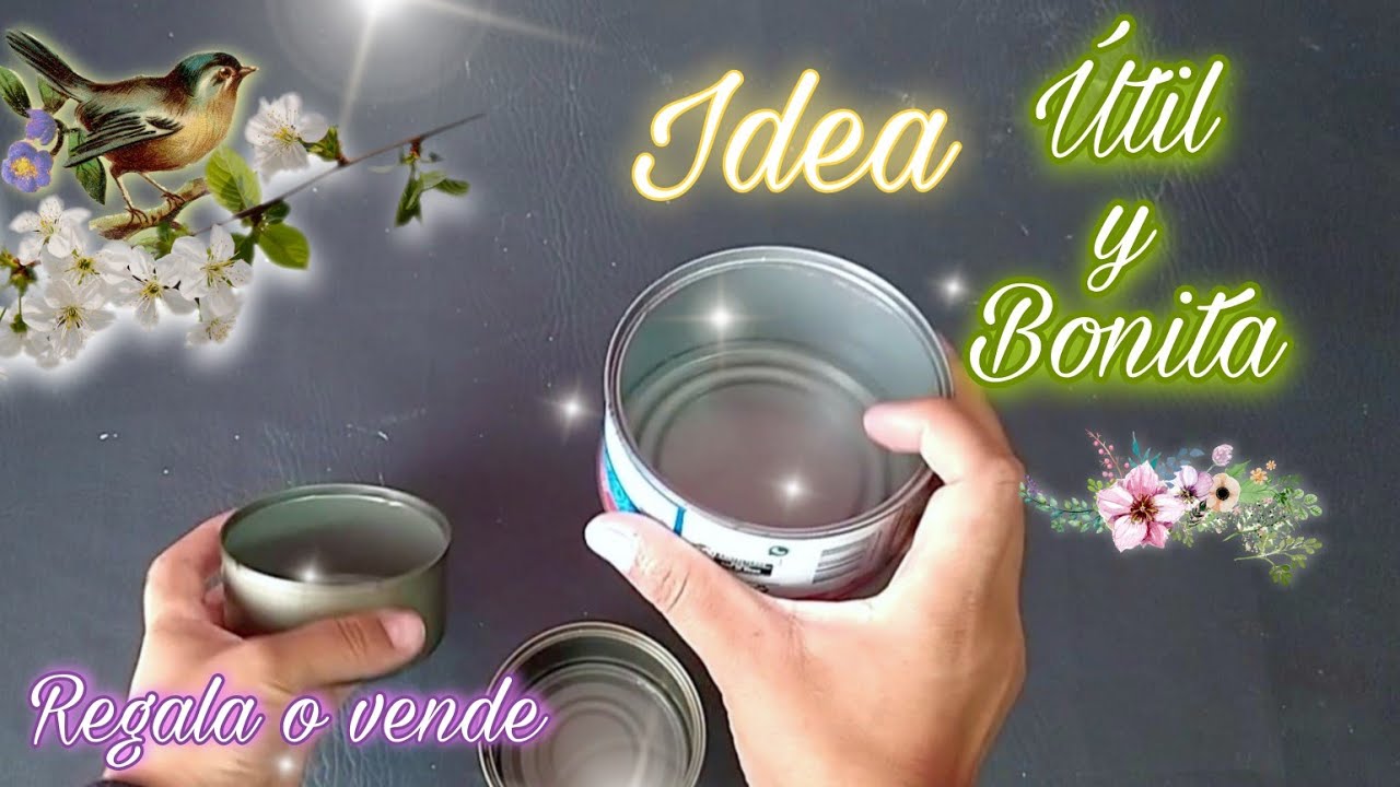 ♻️ MANUALIDADES con LATAS de ATÚN // Ideas RECICLADAS