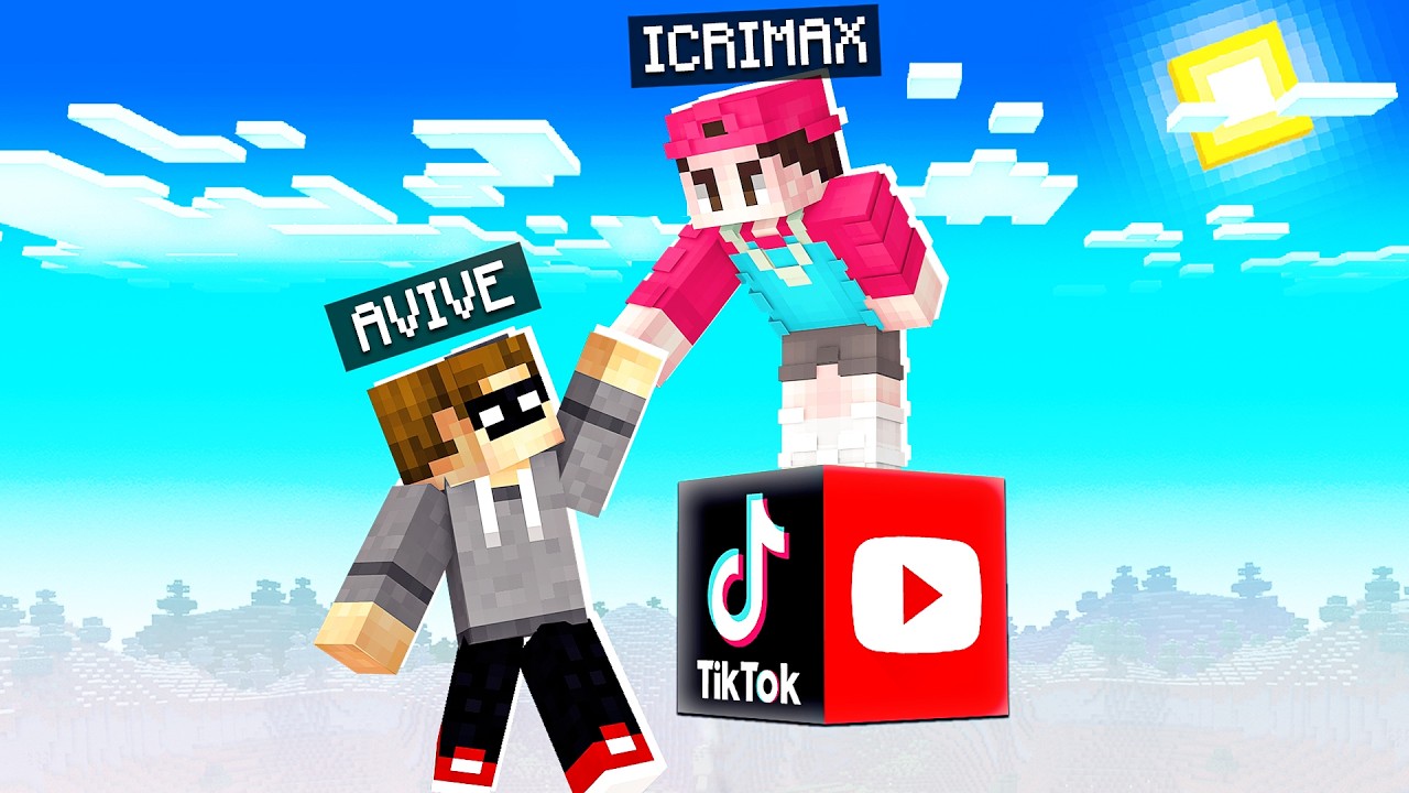 100 TAGE auf TIKTOK ONE BLOCK überleben in Minecraft! 😱