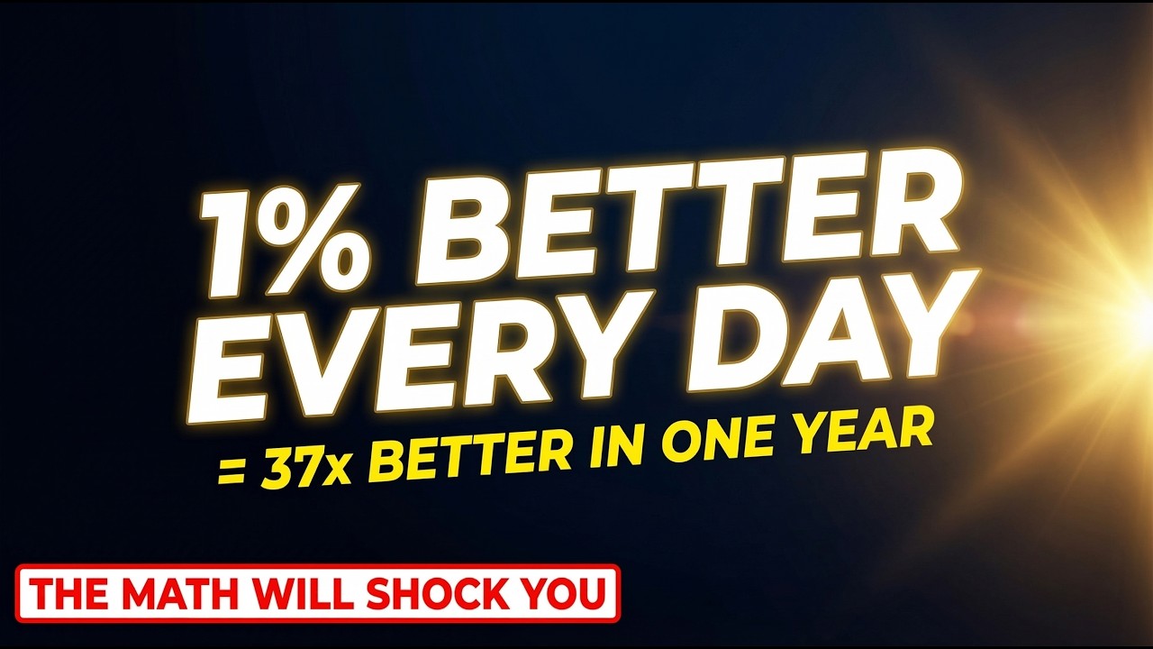 The Math Nobody Taught You: Why 1% Daily Habits Beat Every Goal You've Ever Set