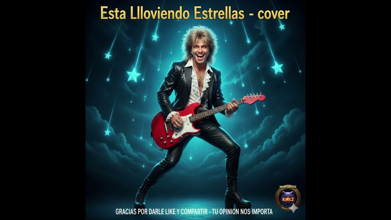 Está Lloviendo Estrellas – Glam Hard Rock Cover IA – KAMYCKAZEZ PRODUCCIONES