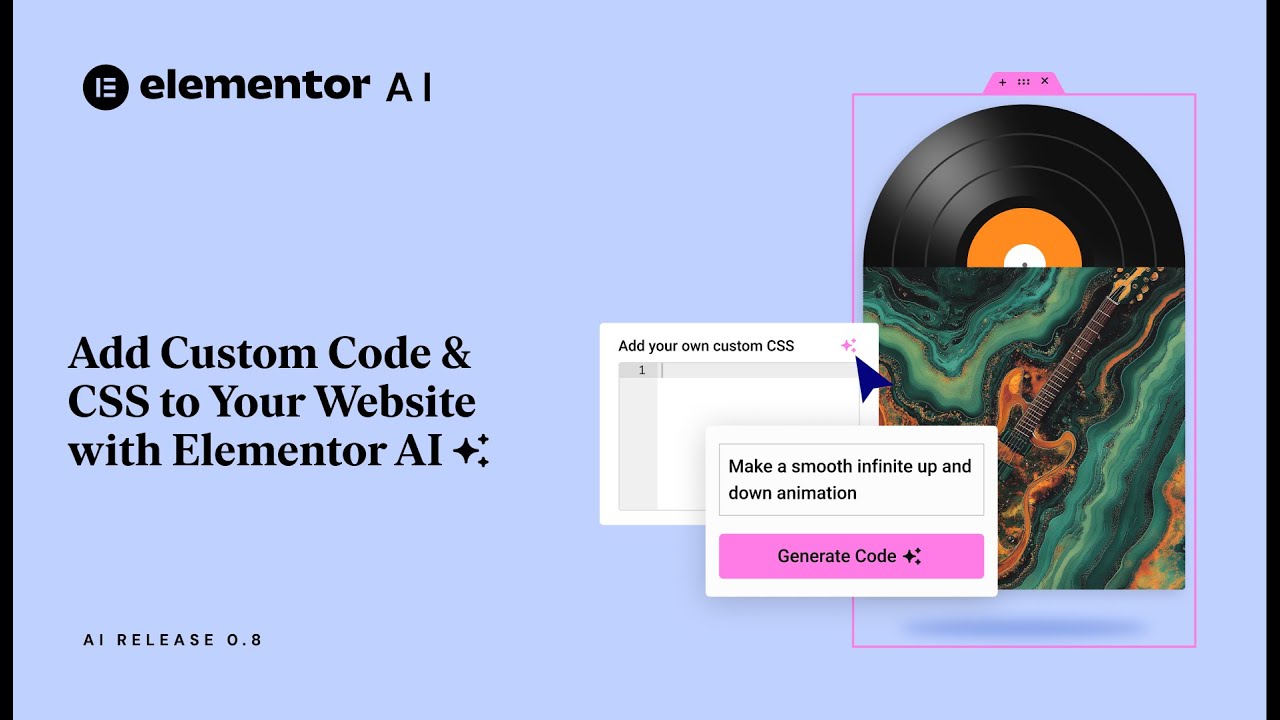 Enhance Your Website with Custom Code and CSS Using Elementor AI