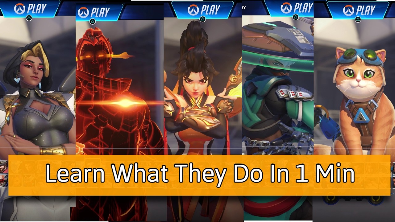 A Simple Breakdown of All 5 New Overwatch Heroes