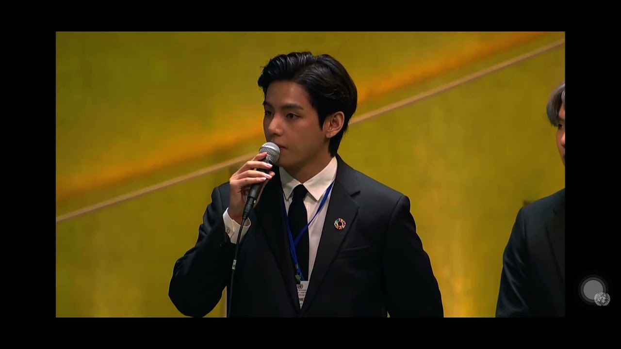 BTS SPEECH AT THE UN ( BTS CUT)