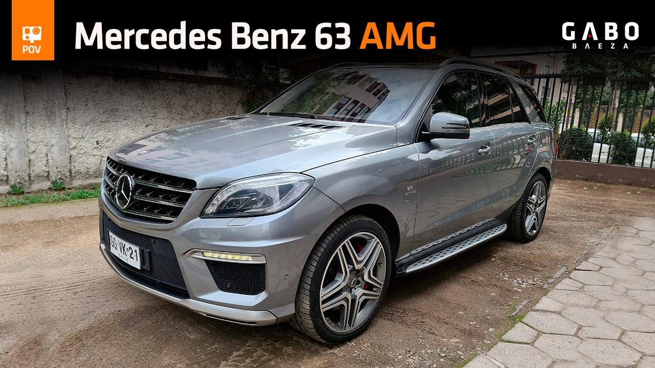 POV arriba del Mercedes Benz ML63 AMG V8 5.5 Biturbo - Como llevar a la familia rápido, muy rápido