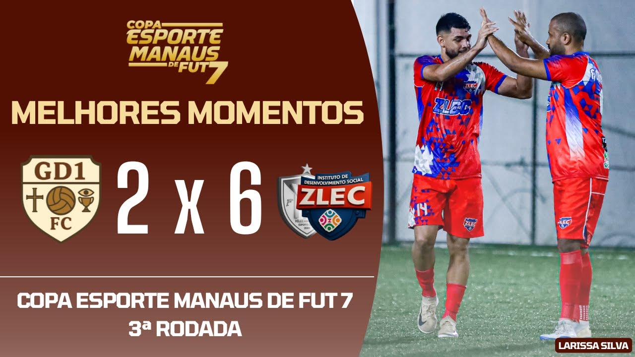 GD1 FC 2 X 6 ZLEC | MELHORES MOMENTOS | 3&ordf; RODADA DA COPA ESPORTE MANAUS FUT 7 2025