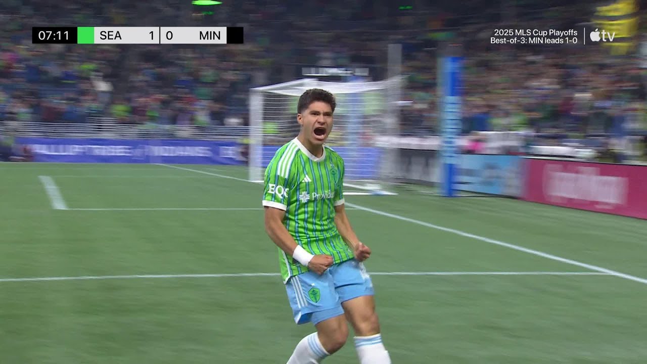 Obed Vargas BRACE Keeps Seattle Playoffs Run Alive! | 2025 Audi MLS Cup Playoffs