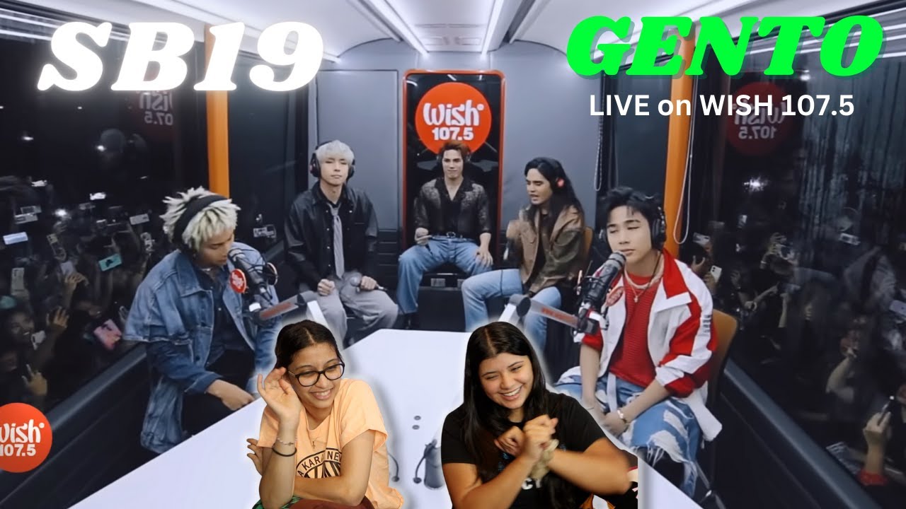 SB19 'Gento' LIVE on Wish 107.5 Bus REACTION!!!