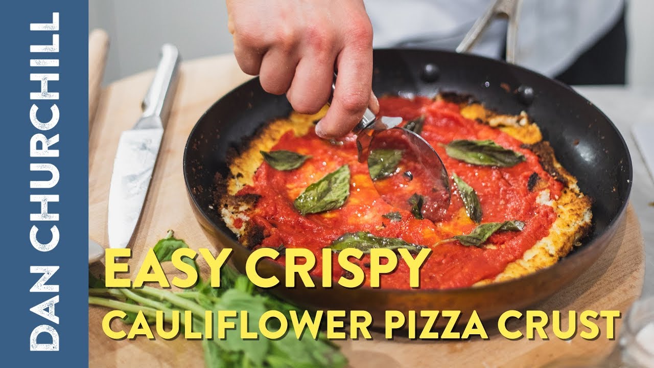 EASY, CRISPY CAULIFLOWER PIZZA CRUST