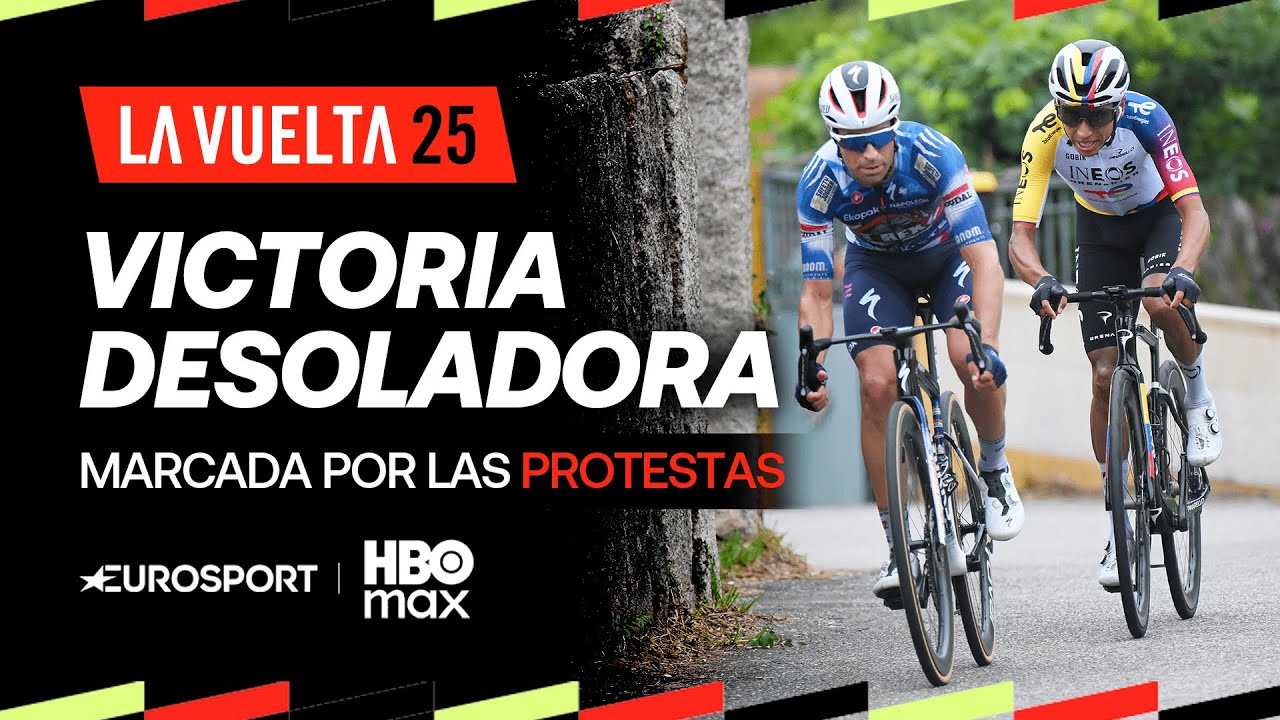 UNA VICTORIA MARCADA POR LAS PROTESTAS | 16ª ETAPA VUELTA A ESPAÑA 2025 | VÍDEO RESUMEN Y HIGHLIGHTS