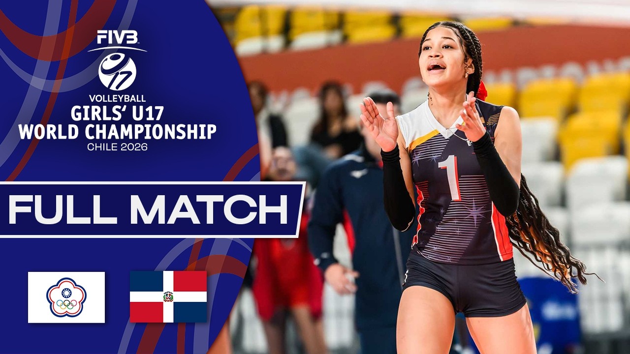 Chinese Taipei vs. Dominican Republic - Pool Play | Girls' U17 World Championship - 2026