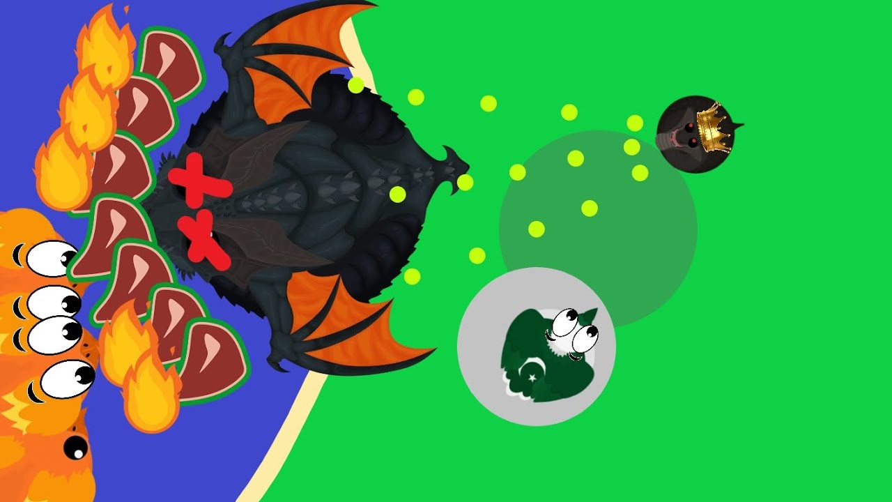 I KILLED A BLACK DRAGON WITH THE COBRA!! (Mopeio Trolling)