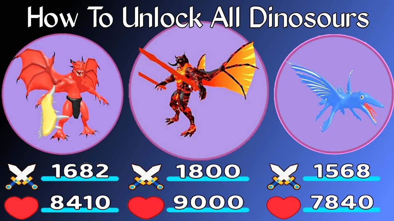 Monster Catch Run All Levels And All Dinosaurs Max Level