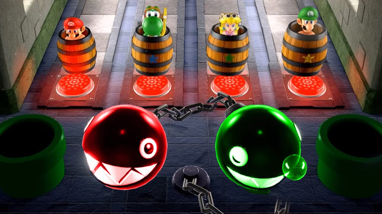 【マリオパーティ スーパースターズ】ビーチ パーティーのすべてのミニゲーム コレクション マリオvsヨッシーvsピーチvsルイージ(マスターcpu)