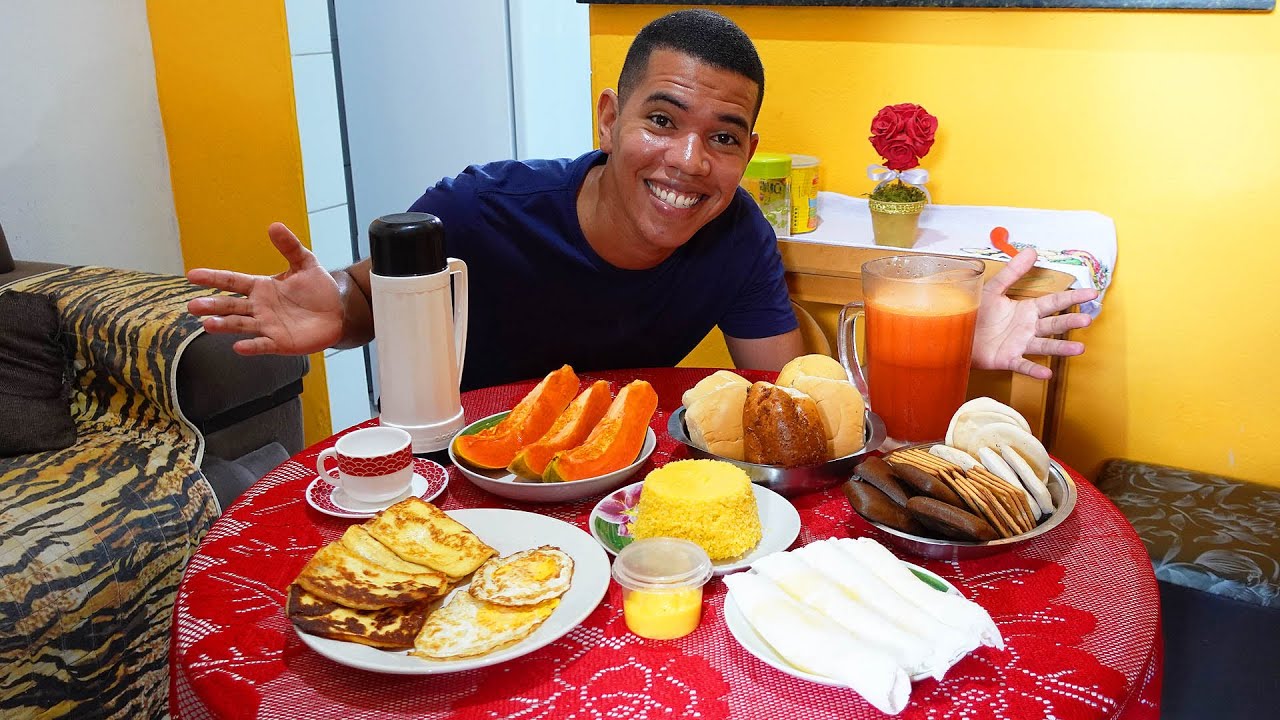 Preparando um típico CAFÉ DA MANHÃ PARAIBANO
