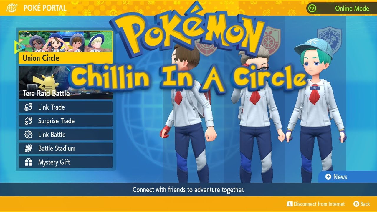 Pokemon Scarlet/Violet Union Circle With The Homies!