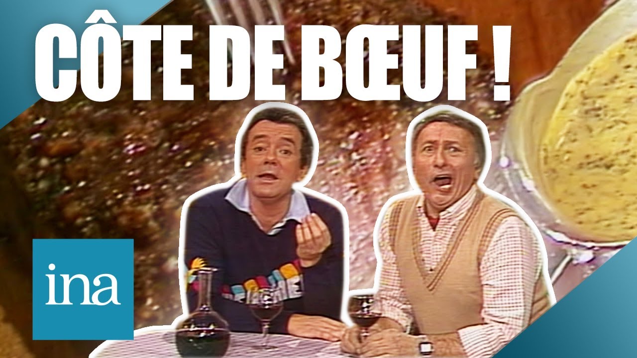 Côte de bœuf et sauce béarnaise avec Michel Oliver 🥩🤤 | Archive INA