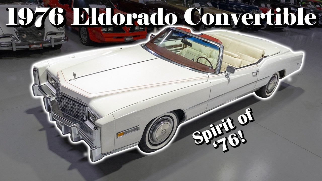 Big White Caddy: 1976 Cadillac Eldorado Convertible - FOR SALE