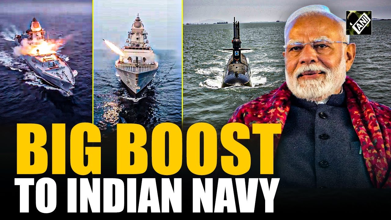 Major boost to Indian Navy; PM Modi to commission INS Surat, Nilgiri & INS Vaghsheer in Mumbai