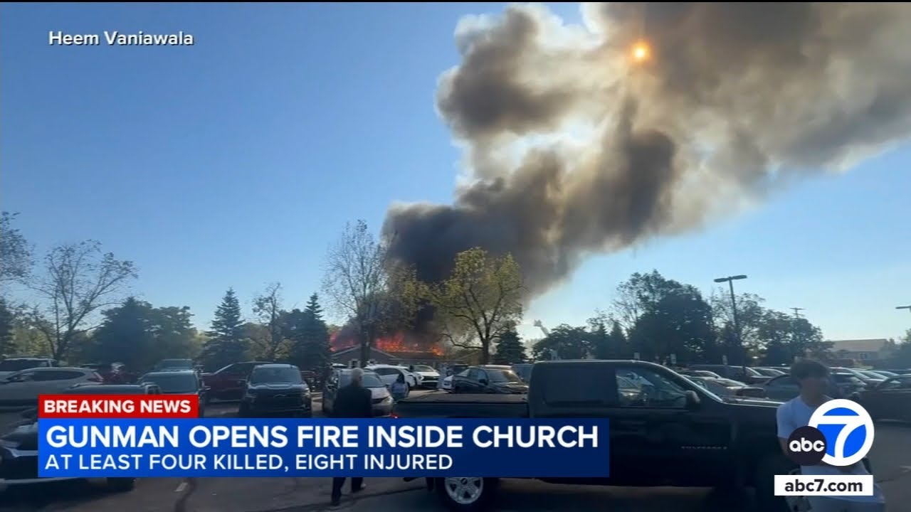 Death toll climbs to 4 in Michigan church shooting, fire | What we know about the gunman