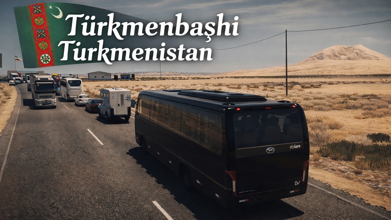 Türkmenbaşhi Turkmenistan | Beyond | ETS2 v1.57.2.4s | Euro Truck Simulator 2 (No Commentary)