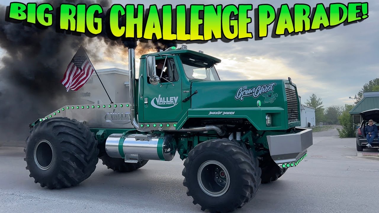 The Loudest Parade in Michigan! 2024 Onaway Great Lakes Big Rig Challenge!