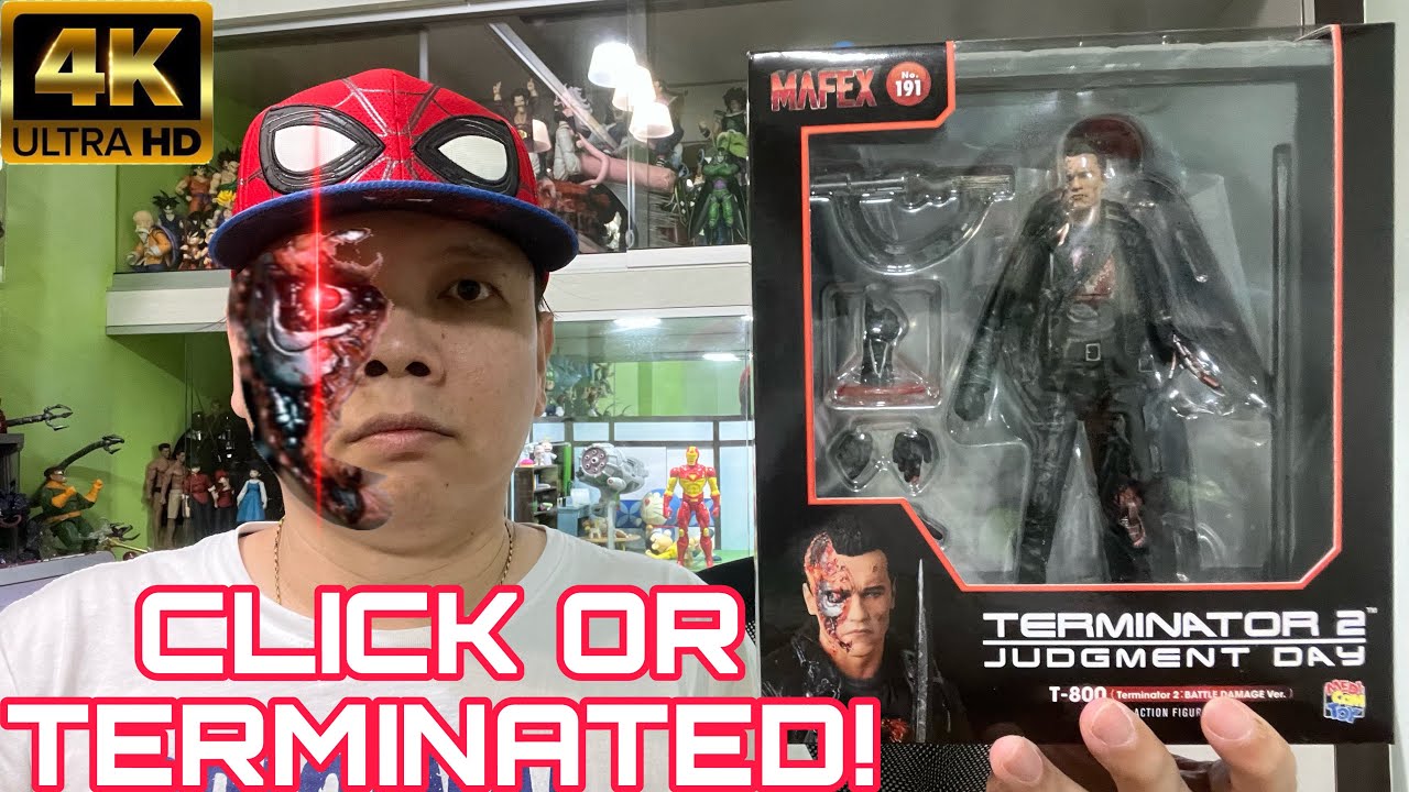 Mafex T-800 Battle Damage Ver REVIEW | Terminator 2