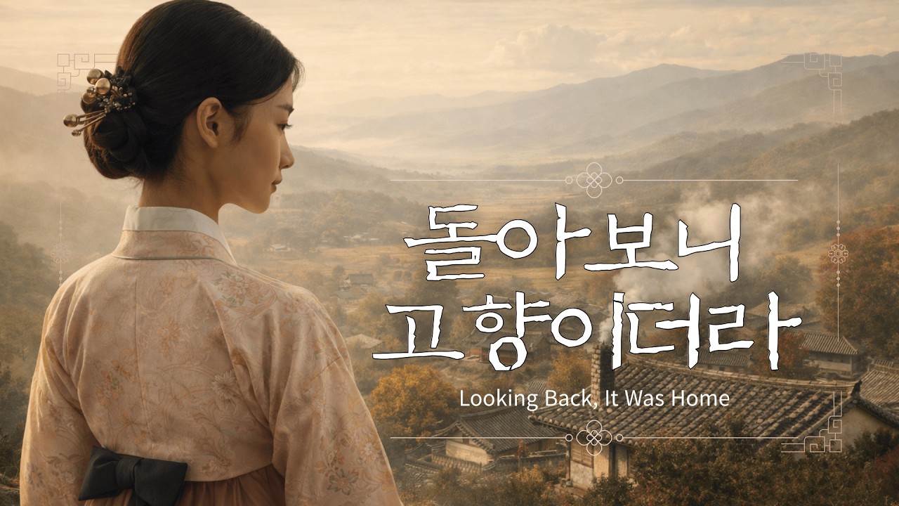 돌아보니 고향이더라(Looking Back, It Was Home | 振り返れば故郷だった) | Lyrics KR/EN/JP | Traditional Korean Trot